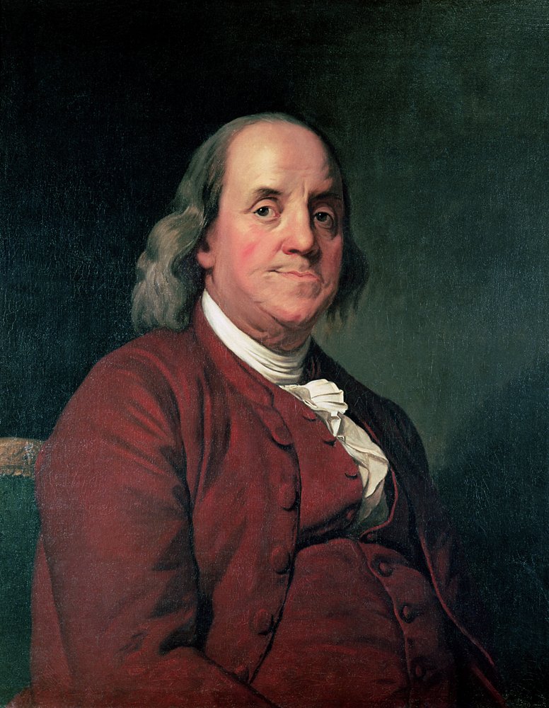 ベンジャミン・フランクリン、1782年